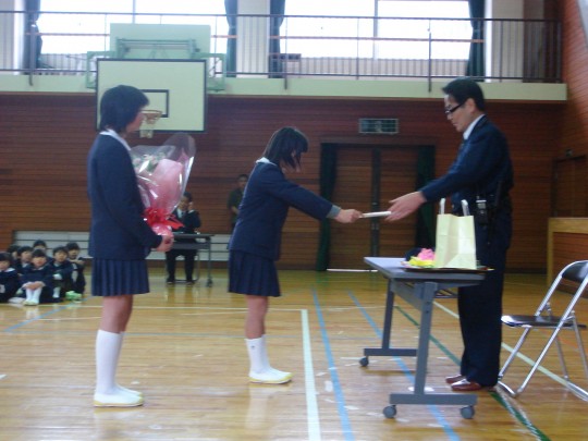 小林さんに感謝状